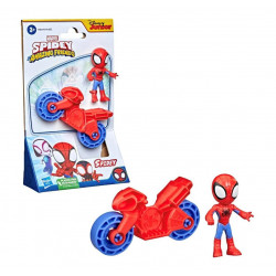 Hasbro Disney Junior Spidey Figure with Motorcycle