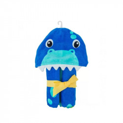 Stephen Joseph Hooded Bath Towel For Baby, Dinosaur Design