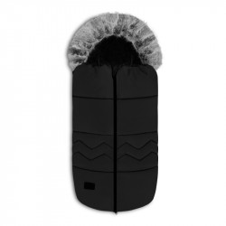 Lionelo Frode Black Carbon – footmuff for a stroller