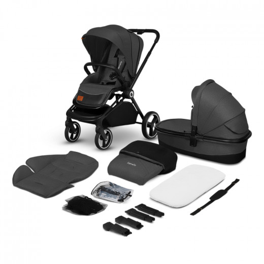 Lionelo Mika 2 in 1 Grey Graphite – multi-function pram 2 in 1