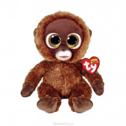 Ty Beanie Boos Monkey Chessie Brown Reg 6in