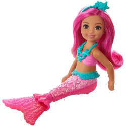 Barbie Dreamtopia Chelsea Mermaid Doll with Light Pink Hair and Tail Assortment