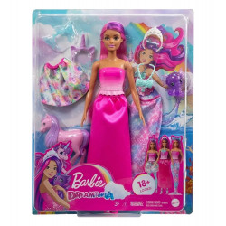 Barbie: Dress-Up Doll Mermaid Tail and Skirt