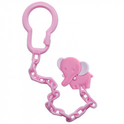 Optimal Pacifier Holder With Metal Pin, Assorted