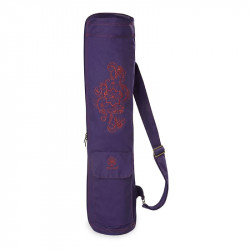 Gaiam Embroidered Cargo Mat Bag Aubergine