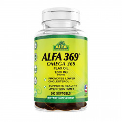 Alfa Vitamins Omega 369 Essential Fatty Acid For Healthy Balance, 1000 Mg, 60 Softgels