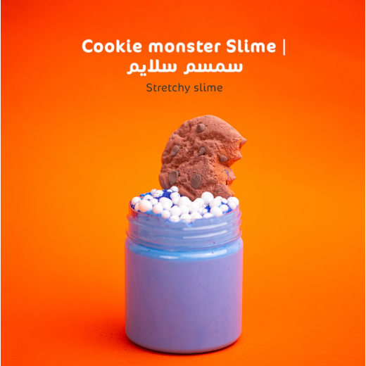 MamaSima Cookie Monster Themed Slime