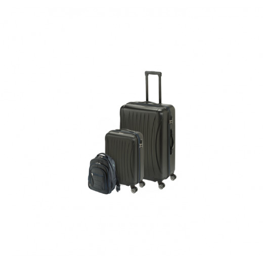 Princess Traveller Suitcases Black Color, 3 Pieces