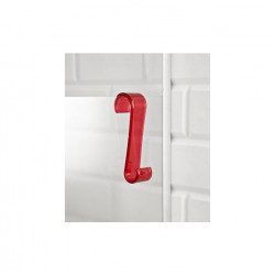 Primanova Curved Towel Hook, Red Color