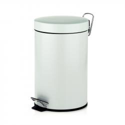 Kela Monaco Waste Pedal Bin White Color, 3 Liter