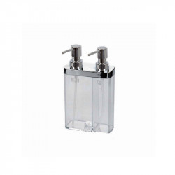 Primanova Viva Double Liquid Soap Dispenser, Clear Color