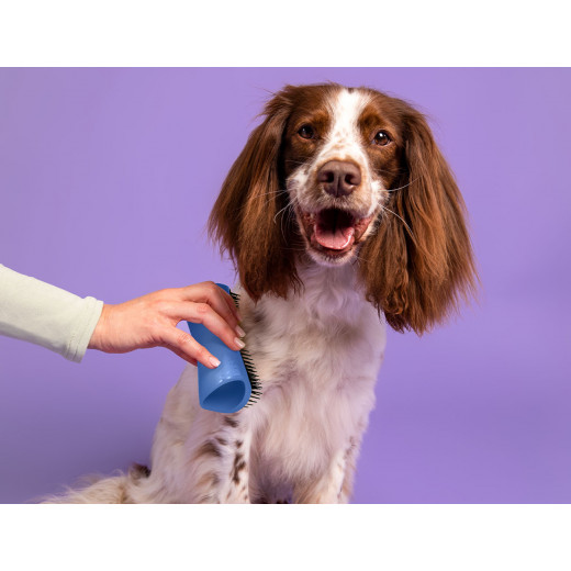 Tangle Teezer Dog Deshedding, Large Size, Blue & Grey