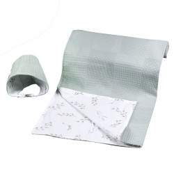 Elmalella Electra Blanket & Hat Set, Green Color