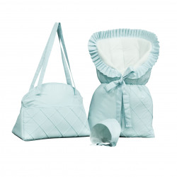 Elmalella Elegance Newborn Cocoon, Blue Color