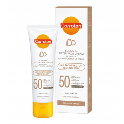 Carroten CC Suncare Tinted Face Cream, 50ml, SPF50