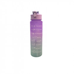 Water Bottle, Purple & Green 750 Ml