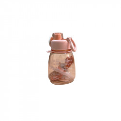 Water Bottle, Peach Color 600 Ml