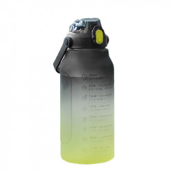 Water Bottle, Yellow & Black Color 1500 Ml