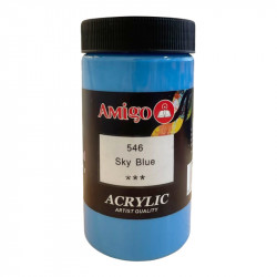 Amigo Acrylic Color, 546 Sky Blue, 300 Ml