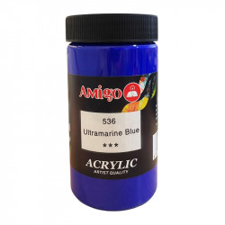 Amigo Acrylic Color, 536 Ultramarine Blue, 300 Ml