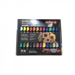 Amigo Acrylic Color Paint Set, 24 Pieces