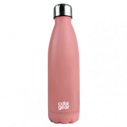 Cool Gear Stainless Steel Vacuum Insulated Water Bottle, Rose Pink, 502 ml