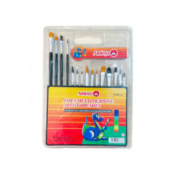 Amigo Multi-Purpose Artist Brushes, 15 Pieces