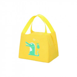 Amigo Lunch Bag,crocodile Design Yellow Color