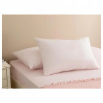 English Home Plain Cotton Pillowcase, Pink Color Size 50*70 Cm, 2 Pieces