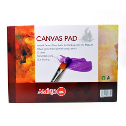 Amigo Canvas Pad A3 420*297 Mm 10 Sheets