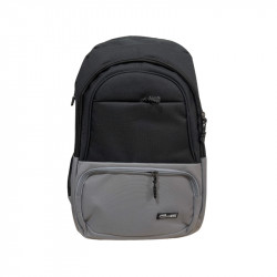 Amigo Laptop Backpack, Black & Grey Color