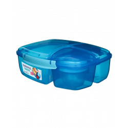 Sistema Triple Split with Yogurt Pot, 2 L, Blue