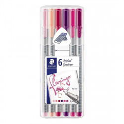 Staedtler - Triplus Fine liner My Flamingo Colors Pack of 6