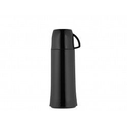 Helios Elegance Vacuum Jug, Steel, Black, 0.75L