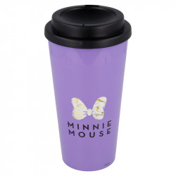 Stor Coffee Tumbler With Lid, Minnie Mouse Design, 520 Ml