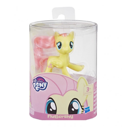 Hasbro My Little Pony Rainbow Dash Mane Pony Figure, Yellow & Pink Color