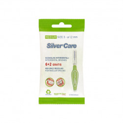 Silver Care Medium Interdental Brushes, 8 Pieces