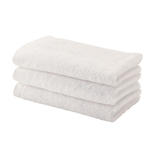 Aquanova London Aquatic Guest Towel, Ivory Color, 30*50 Cm