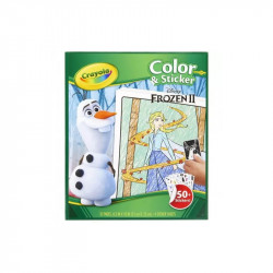 Crayola Frozen 2 Colour and Sticker book