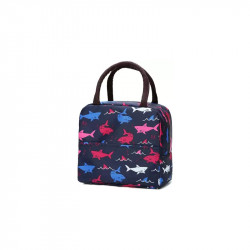 Lunch Bag Insulated Cooler Bag, Whale Design