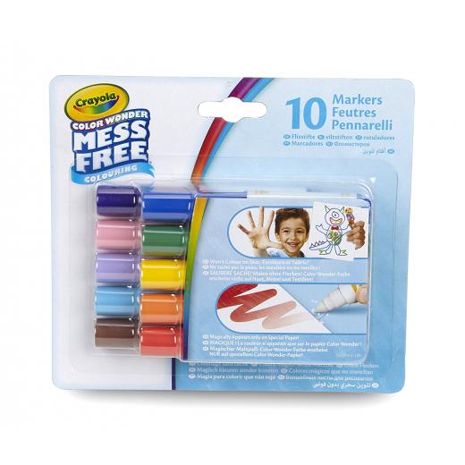 Crayola Color Wonder Mess Free- 10 Markers