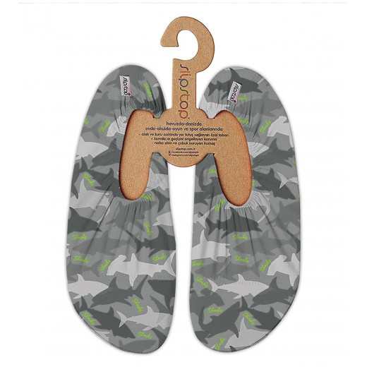 Slipstop Anti Slip Shoes, Camo, Medium