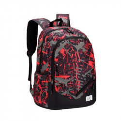 Fashion School Bag For Teenagers, Red Color