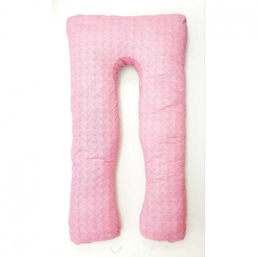 Sleeping Support Pillow For Pregnant Women Body, Pink & Grey