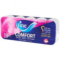 Fine Toilet Comfort Tissues 175 Sheet 2 Ply 10 Rolls