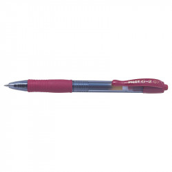 Pilot Retractable Gel Rollerball 0.7 mm Dark Red