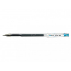 Pilot  G-Tec C4 Roller Ball Pen, 0.4mm White Blue