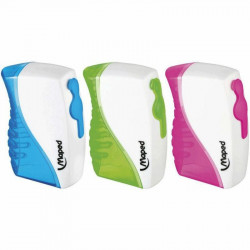 Maped Sharpener Two Holes Vertical Box Assorted Color, 1 Piece