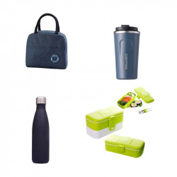 Steel Coffee , Lunch Bag,Look Back Lunch Box for Kids Adults ,Thermos Water Bottle