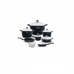 Arshia Premium Die Cast Cookware 14pc Set Nonstick Coating , Versatile shapes that accommodates several different cooking techniques. , Die-Casting Aluminium